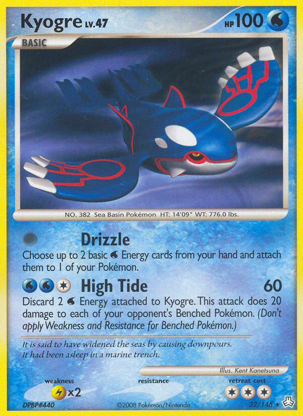 Legends Awakened Kyogre #32/146